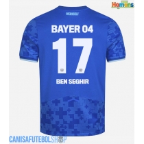 Camisa de time de futebol Bayer Leverkusen Eliesse Ben Seghir #17 Replicas 3º Equipamento 2025-26 Manga Curta